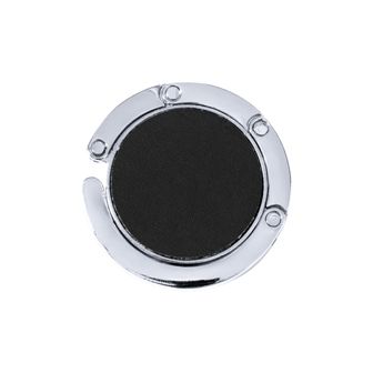 Round metal bag hanger with magnet