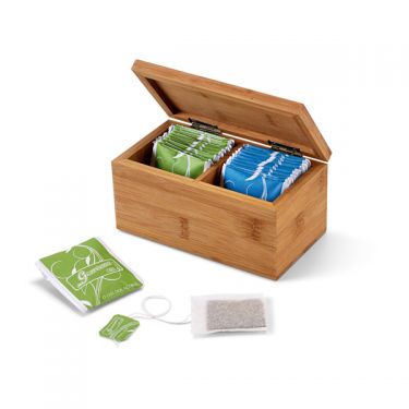 wooden tea chest
