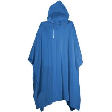 Single size hooded poncho in pouch