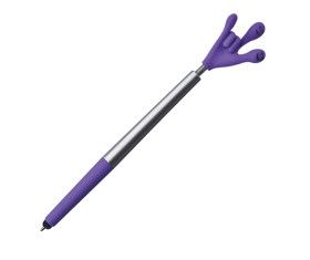 Flexible smile hands ball pen