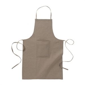 Long apron 100 % recycled cotton