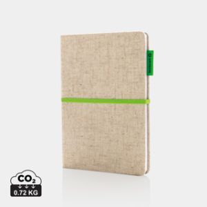 A5 notebook with horizontal band