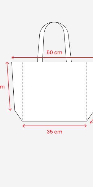 Cotton bags 280 g heavy cotton textile