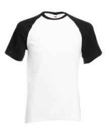 Men's T-Shirt Fruit of the Loom VALUEWEIGHT BASEBALL T