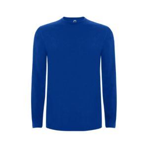 Long-sleeved children’s T-shirts are made of cotton fabric.