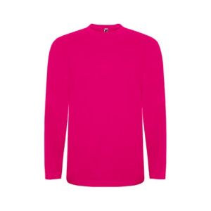 Long-sleeved children’s T-shirts are made of cotton fabric.