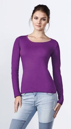 Women's Long-Sleeve Cotton Tops