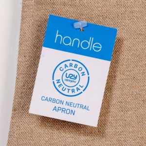 Long Apron (280 gsm) Made from Recycled Cotton with Front Pocket | sustainable living