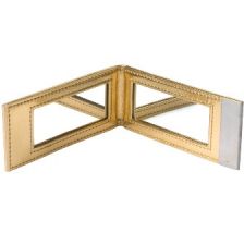 Double mirror with PU frame