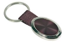 Oval metal key holder 25822