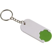 Plastic key and coin holder