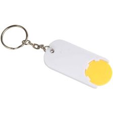 Plastic key and coin holder