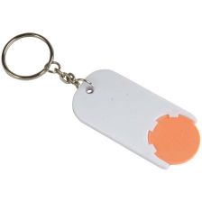 Plastic key and coin holder