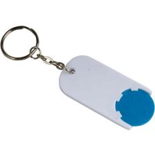 Plastic key and coin holder