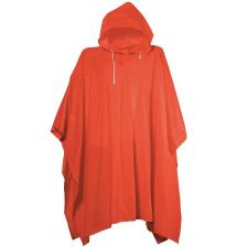 Single size hooded poncho in pouch