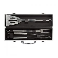 3 pcs barbecue set in aluminium box