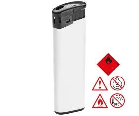 Electronic plastic lighter with flame regulation