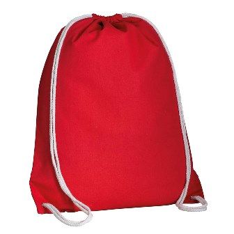 Cotton drawstring bag of different colors
