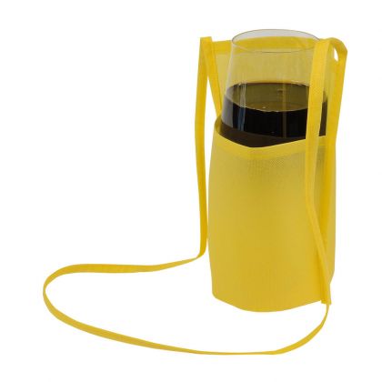 Non-woven glass holders for the sommelier