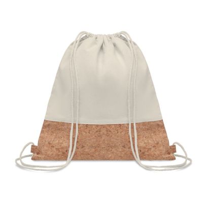 Cotton shopper with cork fabric