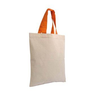 Carrying bag cotton size: 26 x 32 cm